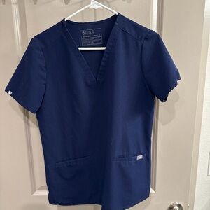 FIGS  women’s Navy V-Neck Medical Scrub Top